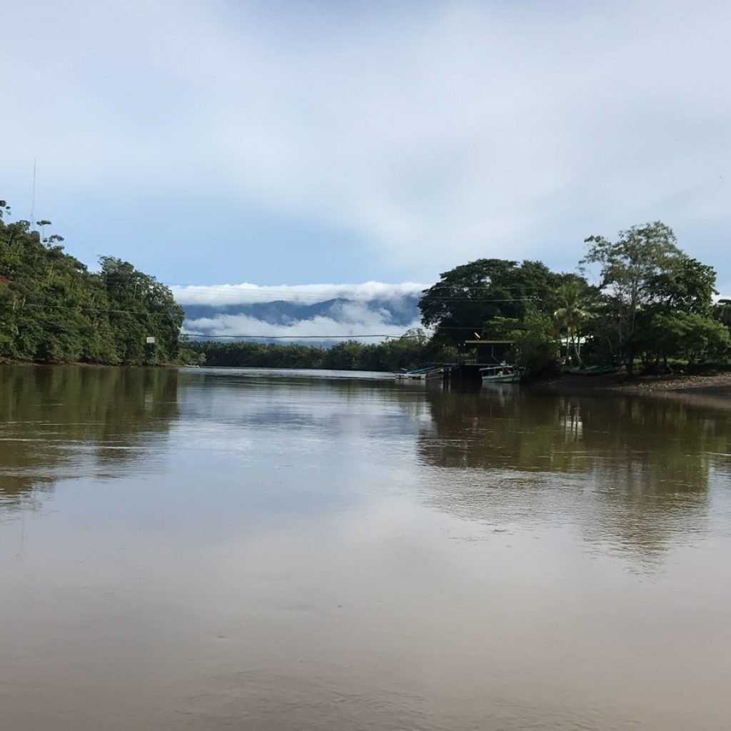 River landscape on the way to Corcovado National Park, Costa Rica